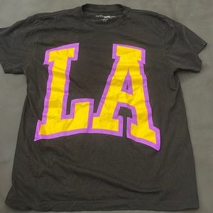 Black LA tee